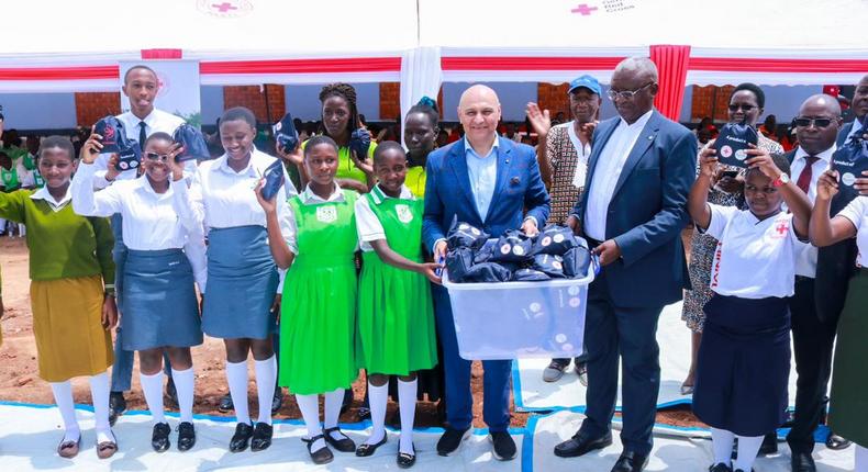 The pads manufacturing plant is hoped to benefit over 50,000 school girls