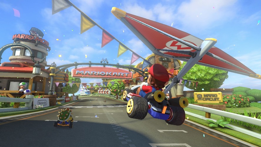 <b>Najlepsza gra na konsolę Nintendo Wii</b>
<br>
<br><b>Mario Kart 8</b>
<br>Nintendo