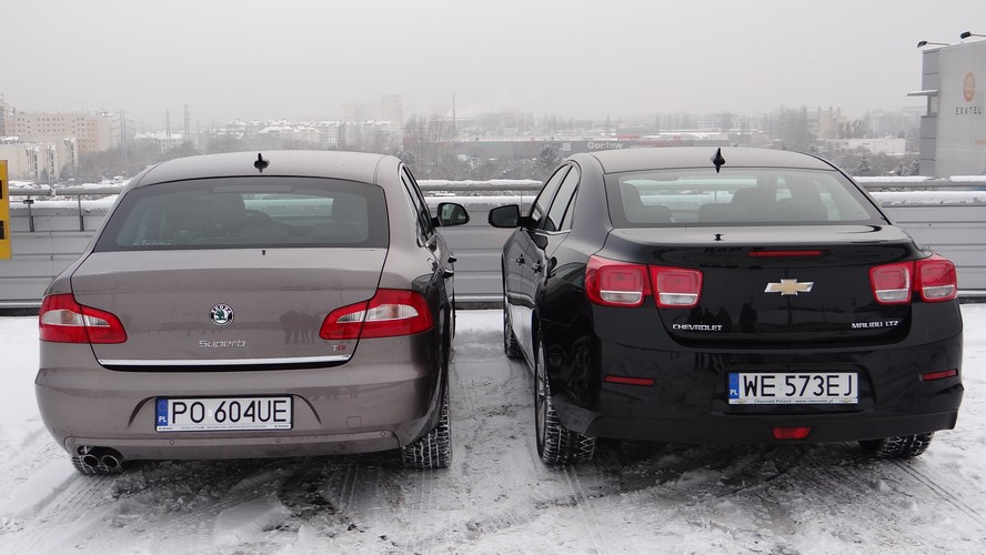 Chevrolet malibu kontra skoda superb