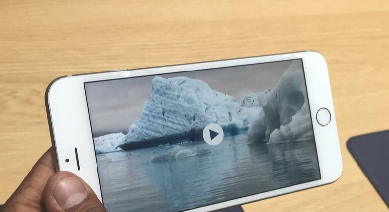 iPhone 6S 4k video