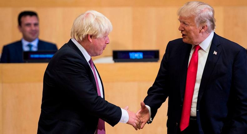 Boris Johnson Trump