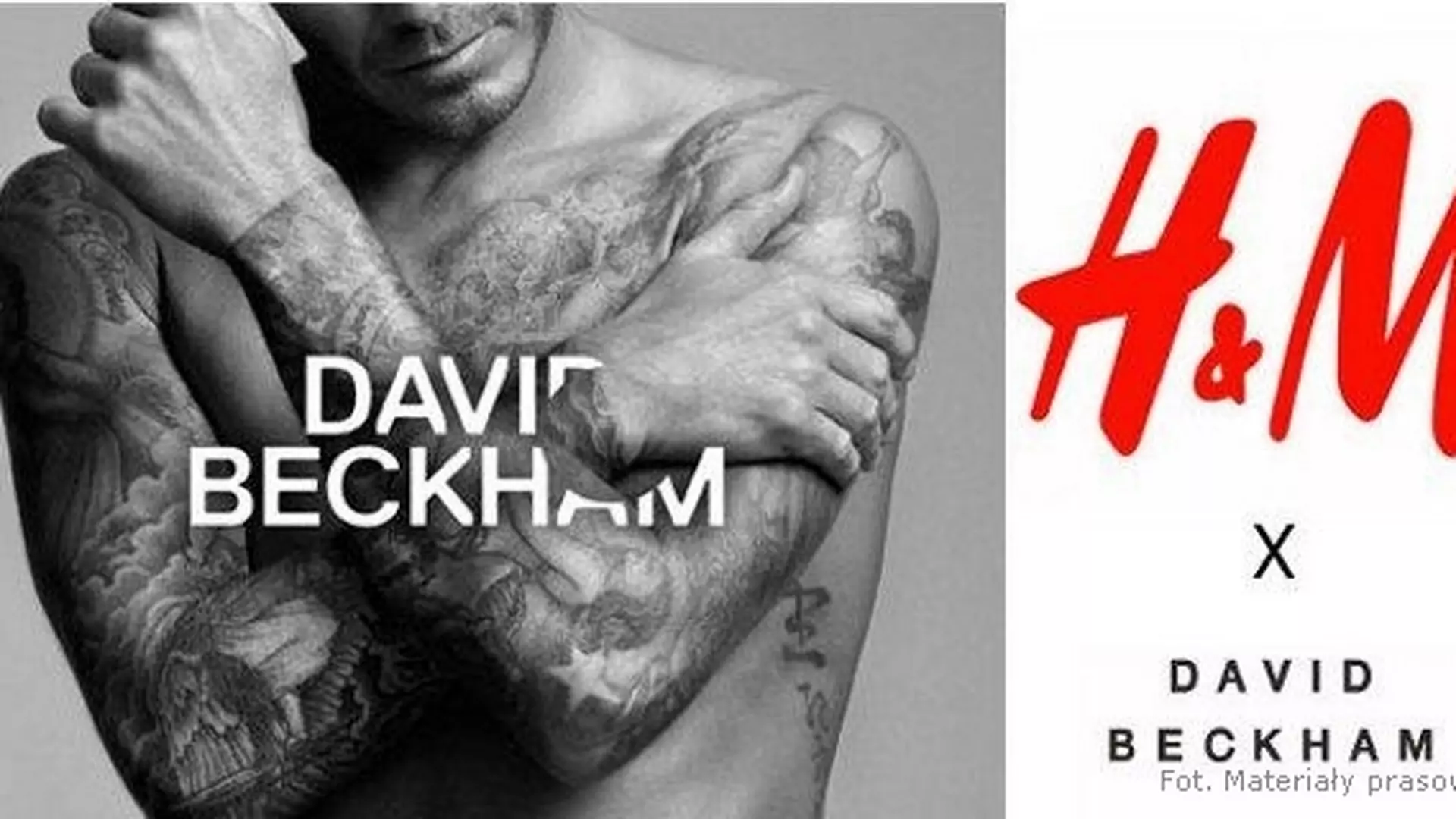David Beckham zaprojektuje bieliznę dla H&M