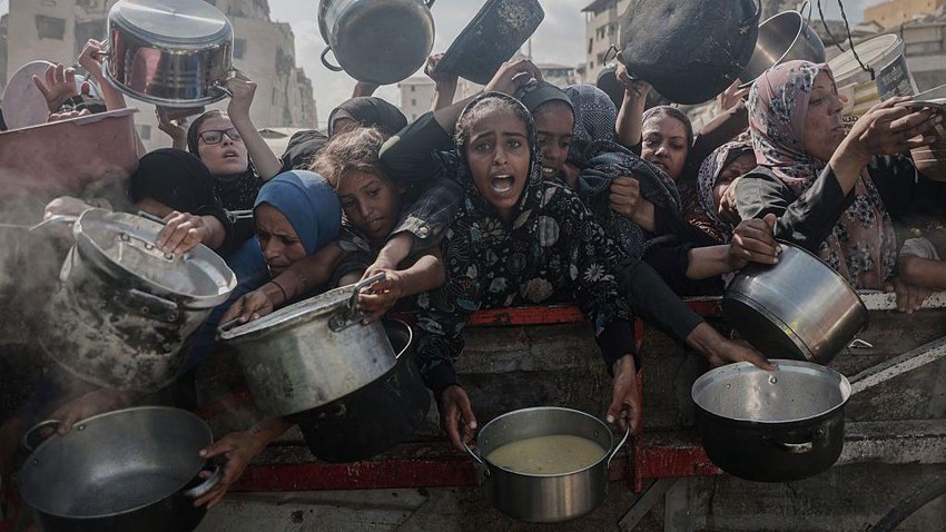 Izrael negira da stanovnicima Gaze preti gladovanje | Foto: Abdalhkem Abu Riash/Anadolu via Getty Images