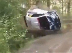 Tak Raikkonen dachował podczas rajdu