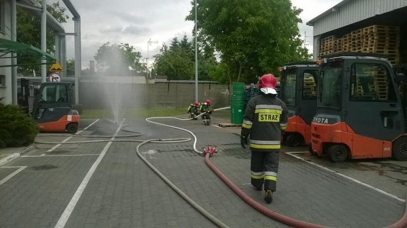 Szkolenia strażackie w Unilever