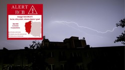 Ostrzeżenie przed ulewami i silnym wiatrem. Wydano alert RCB