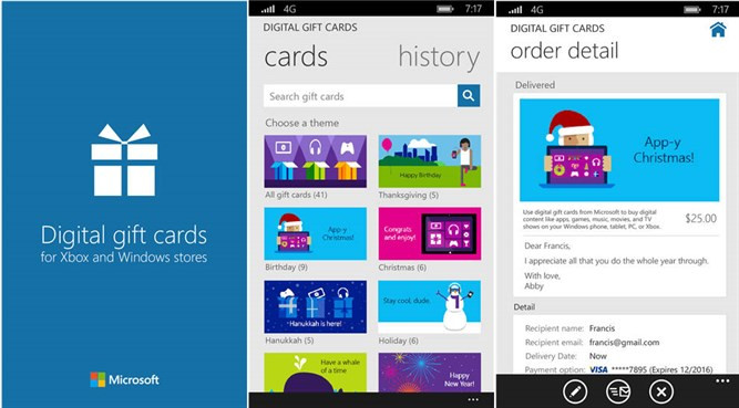 Digital Gift Cards, czyli wirtualne karty podarunkowe w wydaniu Microsoftu