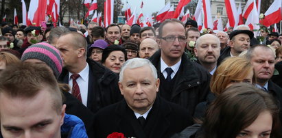 Kaczyński przyciągnął młodzież na swój marsz