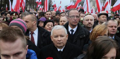 Kaczyński przyciągnął młodzież na swój marsz