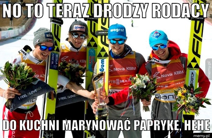 To był wyjątkowy sezon dla polskich skoczków - memy