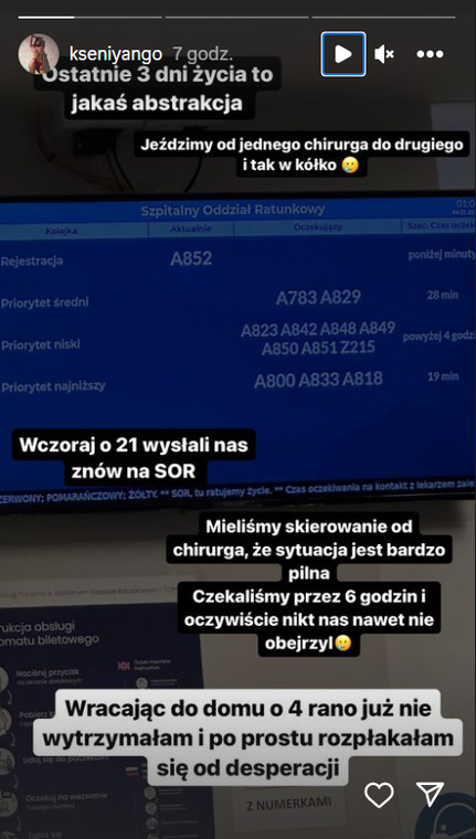 Relacja na Instagramie dziewczyny Leona Myszkowskiego