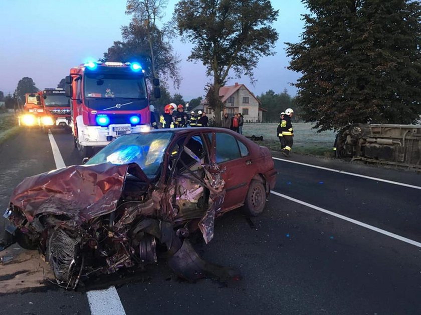 Karambol pod Krakowem. Zderzyło się pięć samochodów