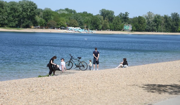 Ada Ciganlija, lepo vreme