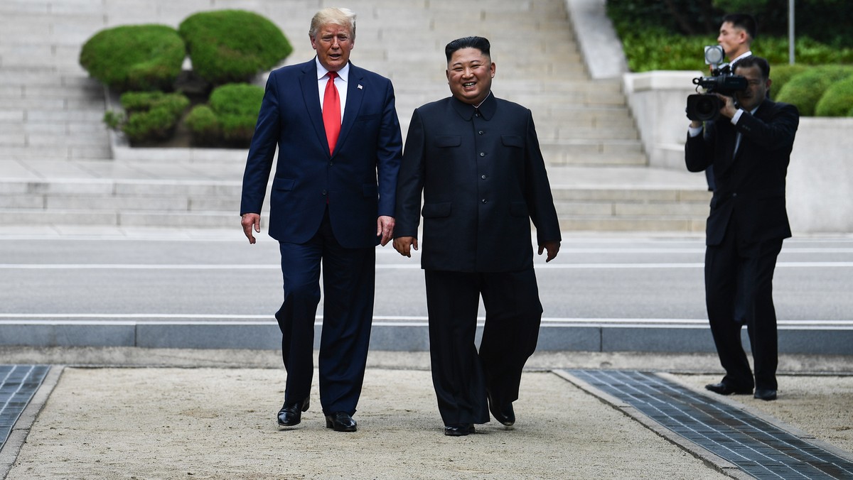 Donald Trump i Kim Dzong Un