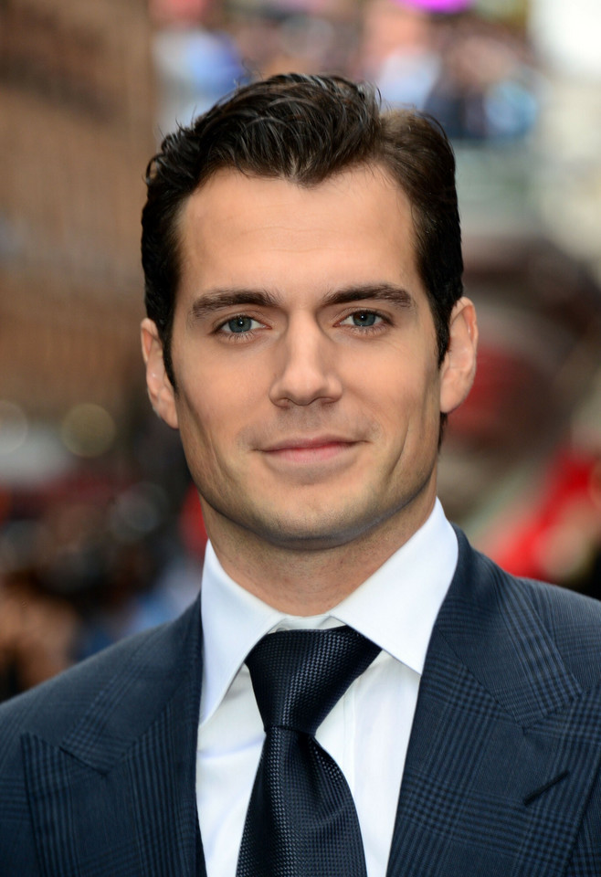 Henry Cavill na europejskiej premierze "Człowieka ze stali" (2013)