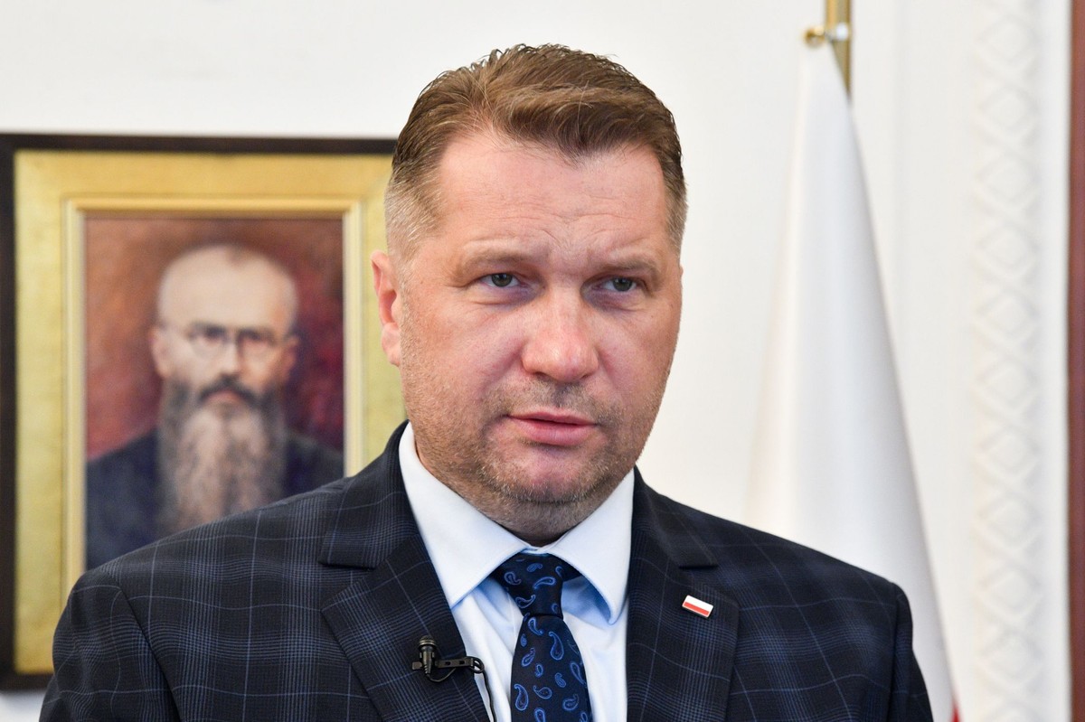 Minister edukacji i nauki Przemysław Czarnek