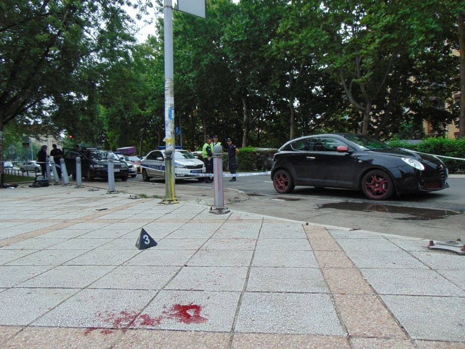 Uviđaj u Parku Svetog Save u Nišu na mestu gde se odigrala krvava drama 