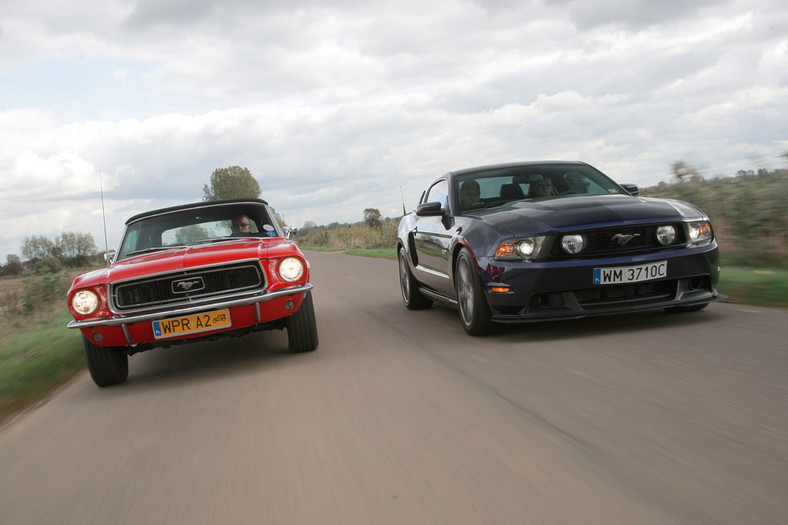 Ford Mustang I kontra Mustang V: klub koni mechanicznych