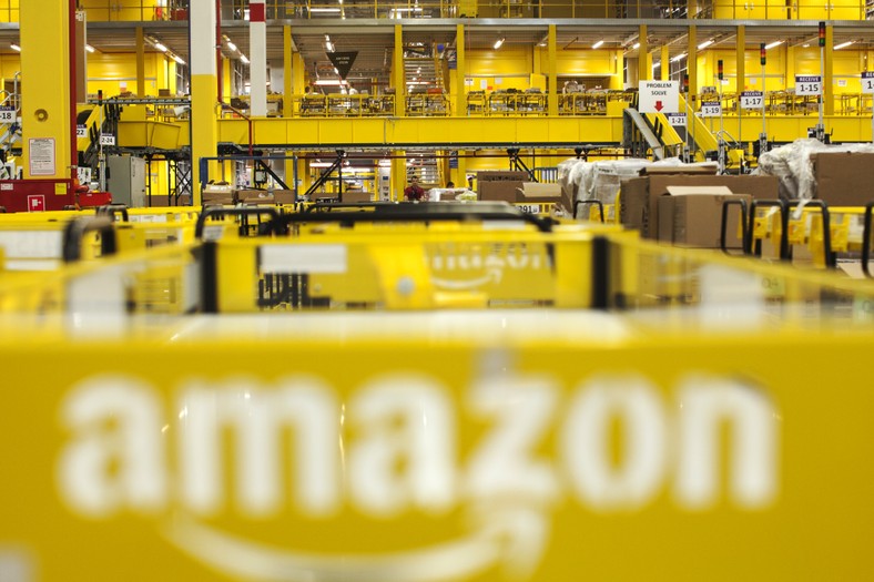 Centrum logistyczne Amazon w Poznaniu fot.: Bartek Sadowski/Bloomberg