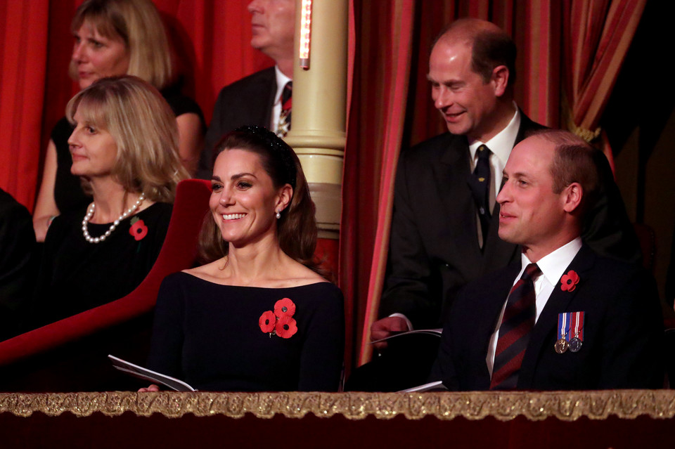 Księżna Kate i książę William na obchodach Dnia Pamięci w londyńskim Royal Albert Hall