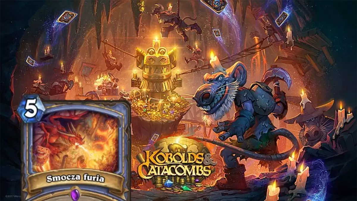 Hearthstone - ujawniamy nową kartę dodatku Koboldy i katakumby. Oto Smocza furia