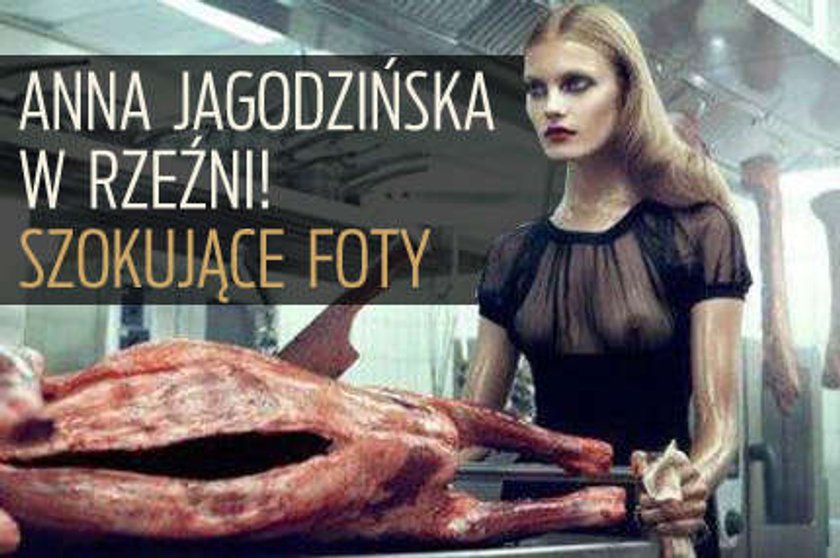 Anna Jagodzińska w rzeźni! Szokujące foty