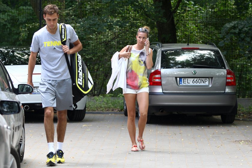 Marta Domachowska i Jerzy Janowicz