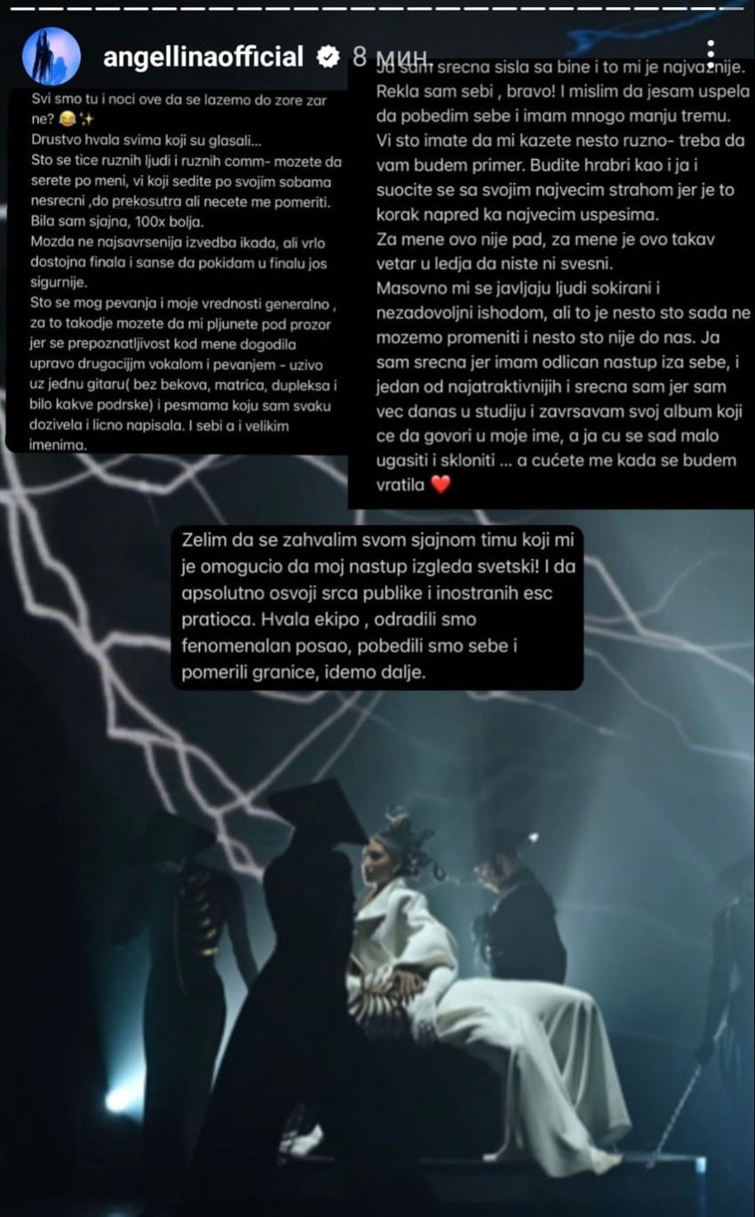 Angelinina objava