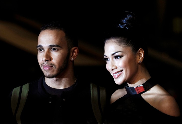 Lewis Hamilton i Nicole Scherzinger na premierze filmu 'Jack Reacher: Jednym strzałem'