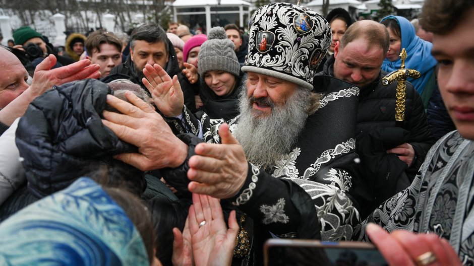 Ostatnie nabożeństwo odprawiane przez księży Cerkwi Prawosławnej Patriarchatu Moskiewskiego w Ławrze Kijowsko-Peczerskiej, 29 marca 2023 r.