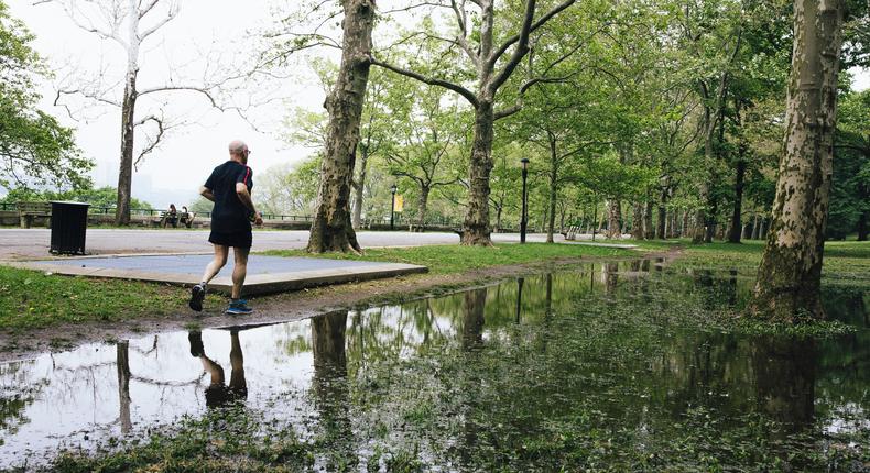 Flooding in Riverside Park: Good for Ducks. Bad for Amtrak Trains Below?