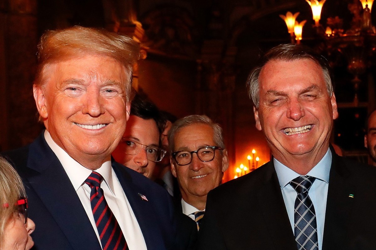 Trump i Bolsonaro podczas spotkania 7 marca 2020 roku