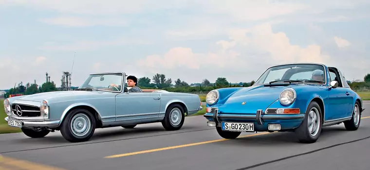 Wiatr przeciw burzy - Mercedes 280 SL kontra Porsche 911 S 2.2 Targa