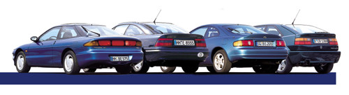 Ford Probe, Opel Calibra, Toyota Celica, Vw Corrado - Prawie kultowe za małą kasę