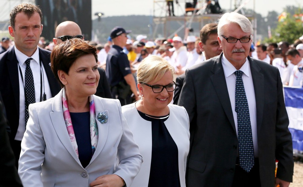 Beata Szydło, Beata Kempa i Witold Waszczykowski