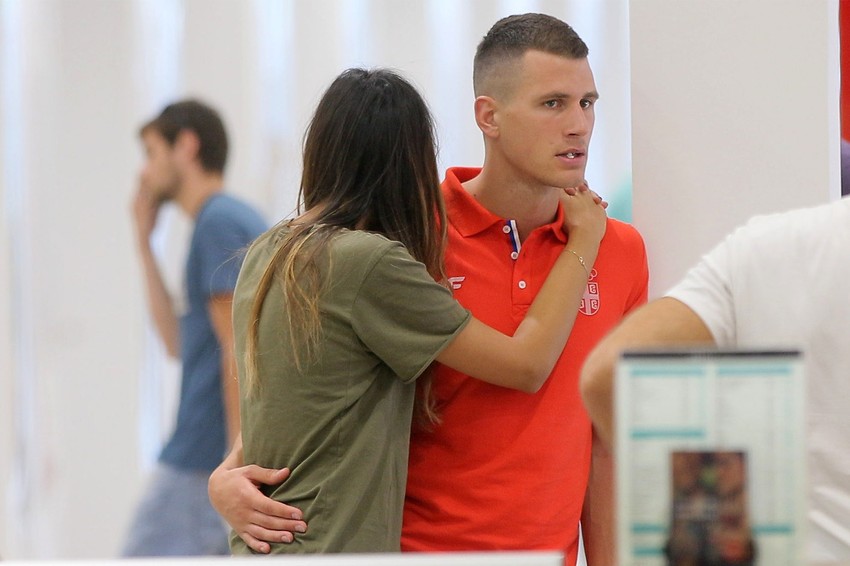 Nemanja Nedović sa ženom