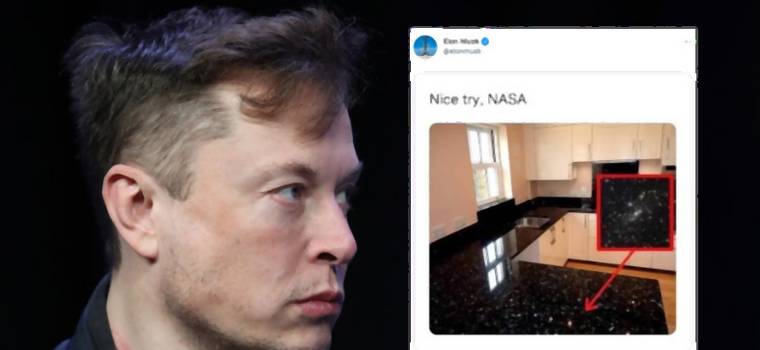 Elon Musk komentuje zdjęcie z Teleskopu Jamesa Webba. "Blat stołu kuchennego"