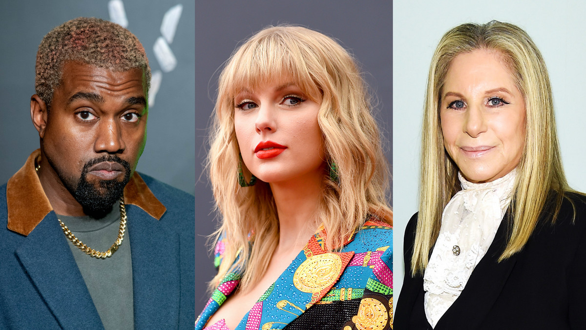 Kanye West, Taylor Swift i Barbra Streisand