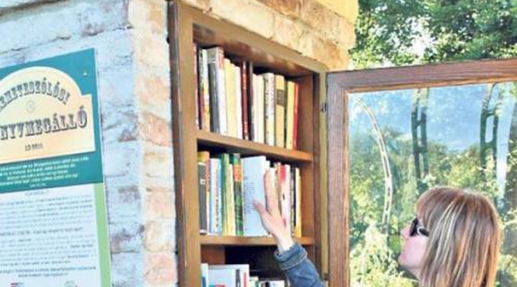 Becsület könyvtár  nyílt a szurdoknál