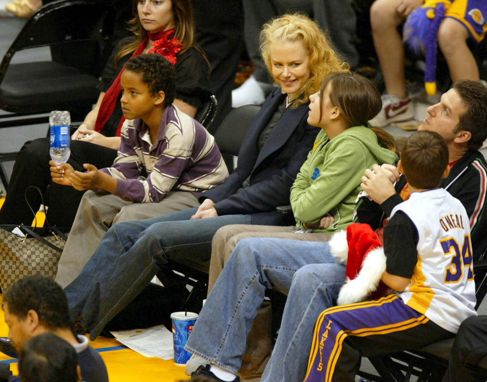 Nicole Kidman z Connorem i Isabellą