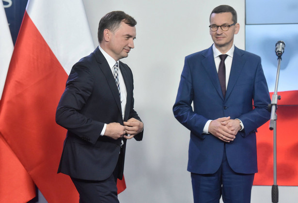 Zbigniew Ziobro i Mateusz Morawiecki