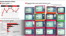 Telewizja w Polsce stoi przychodami platform satelitarnych