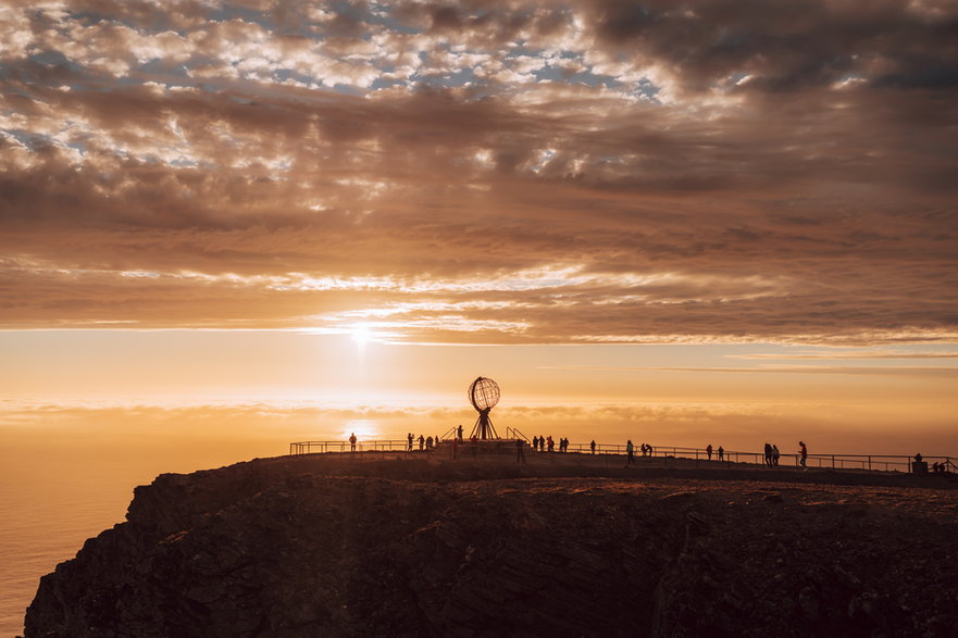 Słońce o północy, Nordkapp