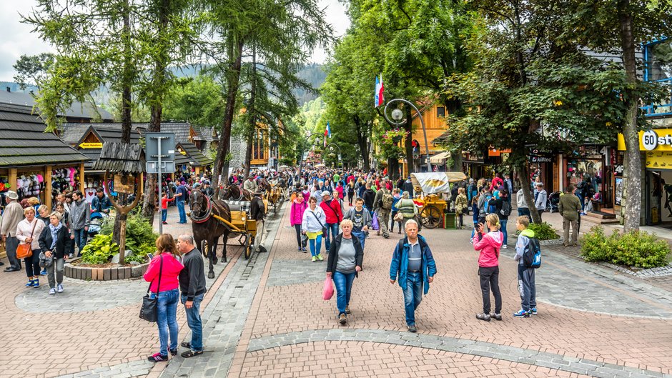 Krupówki, Zakopane