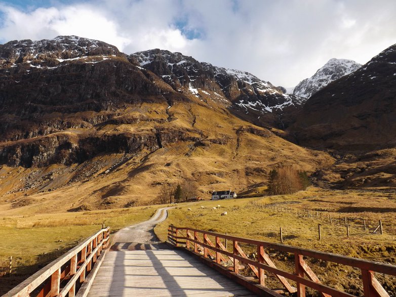 Glen Coe w Szkocji