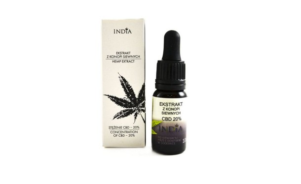 Ekstrakt z konopi siewnych India Cosmetics CBD 20%