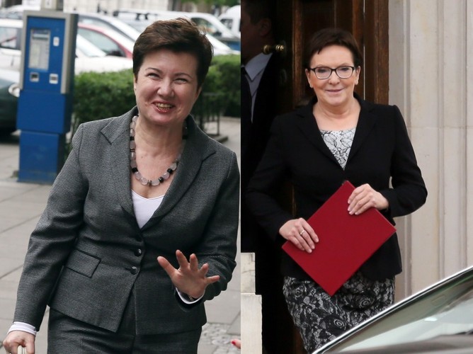 Hanna Gronkiewicz-Waltz i Ewa Kopacz