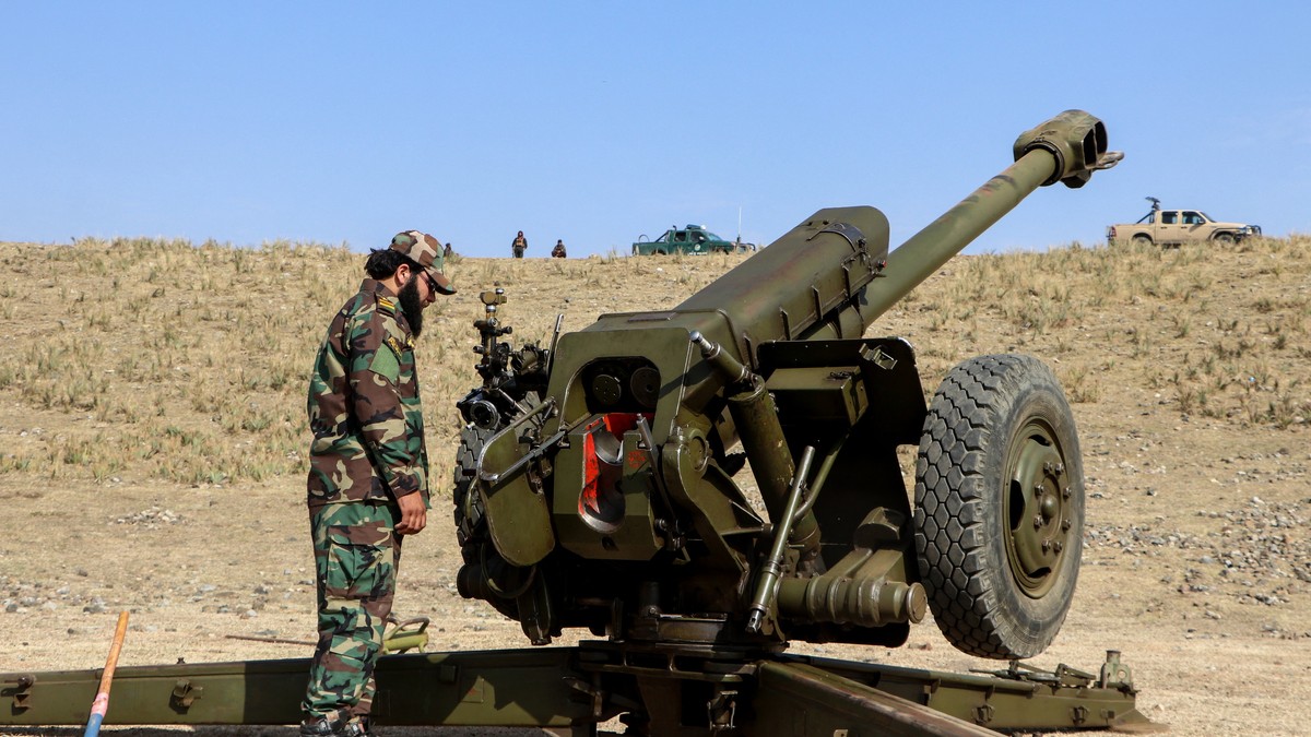 Talibanski pripadnici bezbednosnih snaga u blizini graničnog područja u okrugu Džadži Majdan u provinciji Host 27. februara 2026.