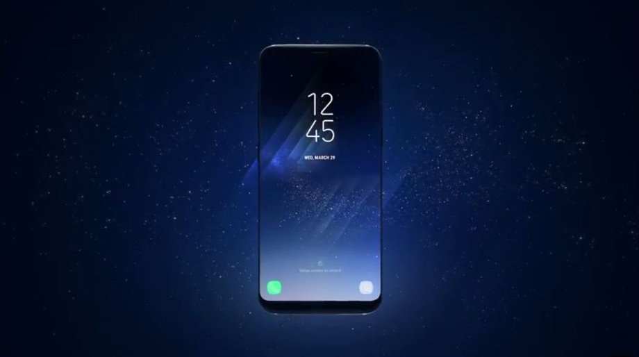 Zdjęcie Samsunga Galaxy S8 podczas oficjalnej prezentacji