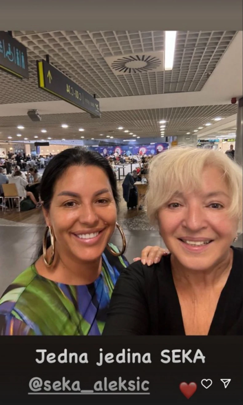 Mirjana Karanović i Seka Aleksić